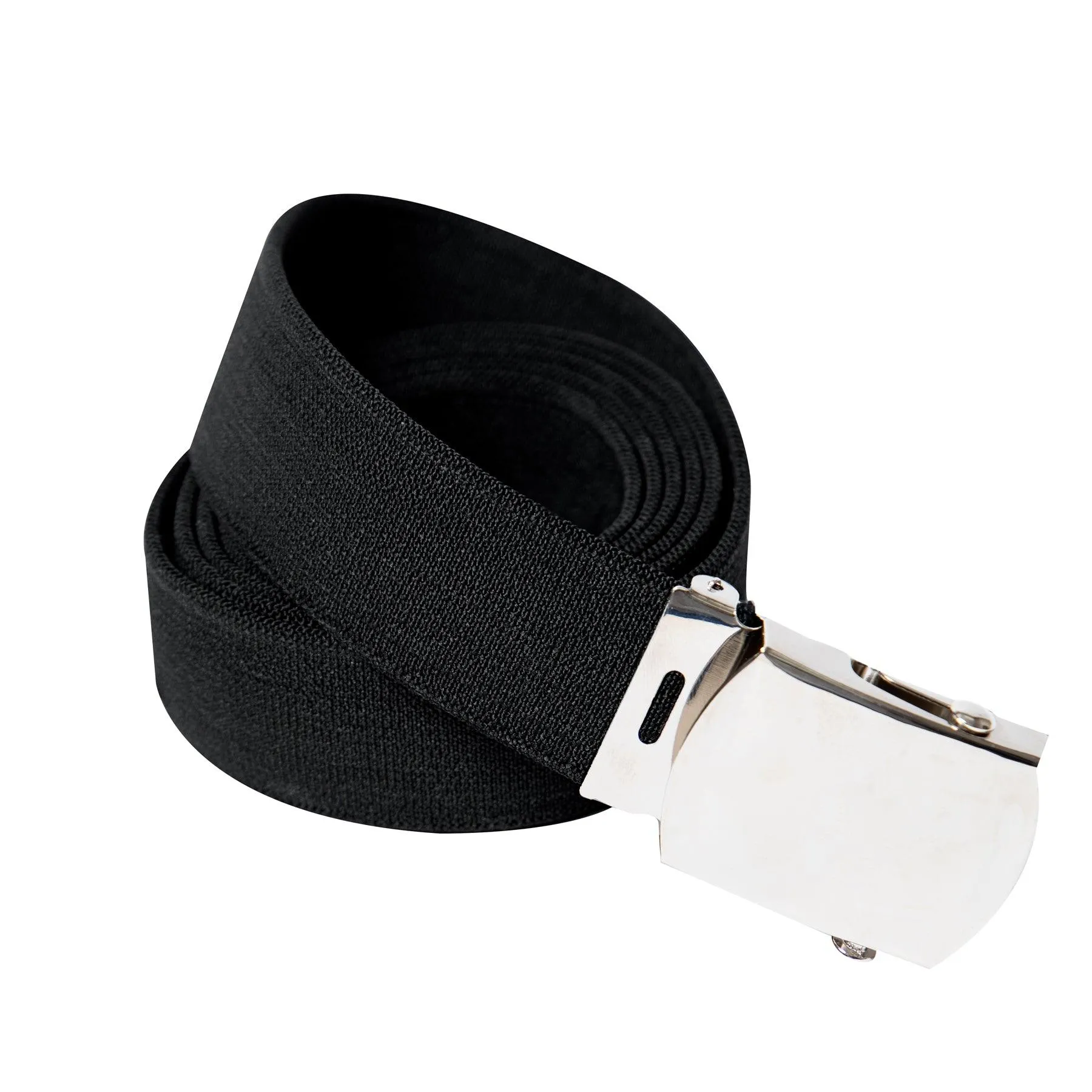 Rothco Elastic Stretch Web Belt - 54 Inches Long | Black