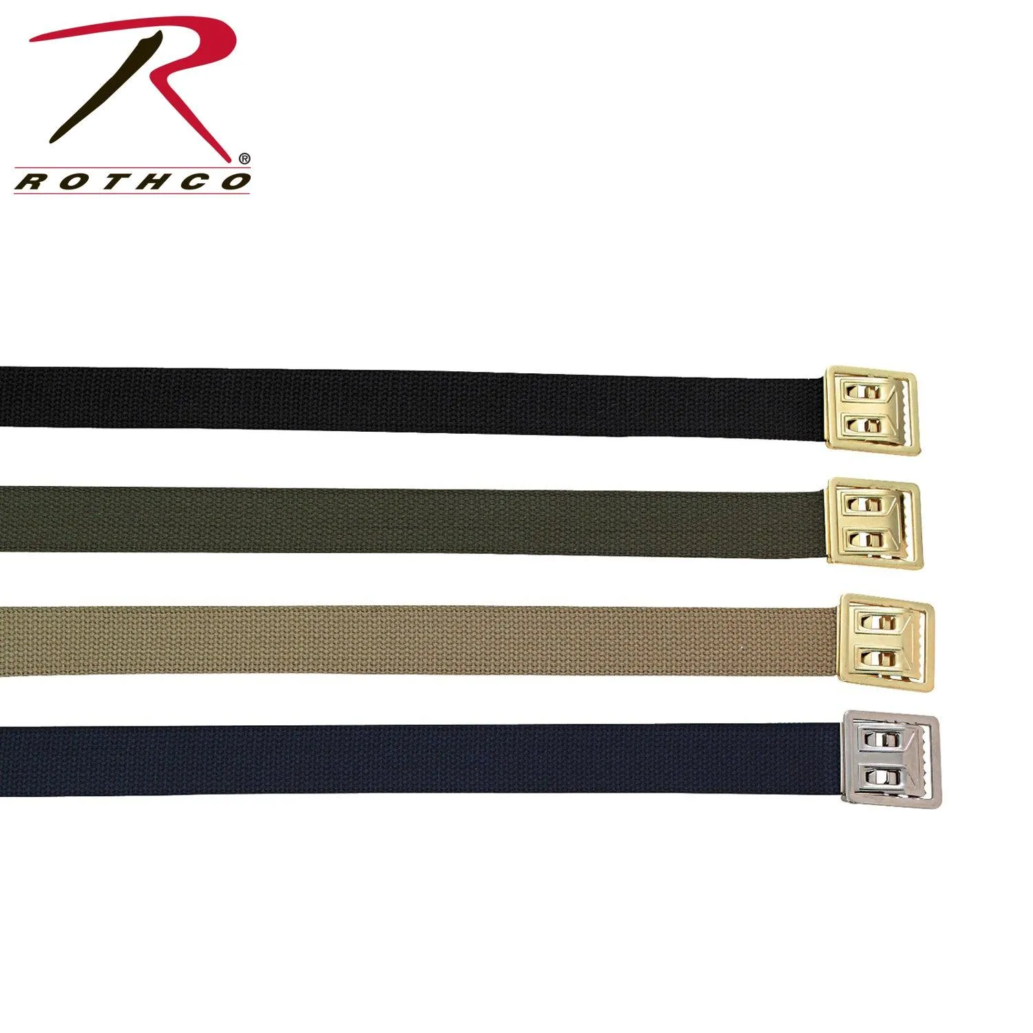 Rothco Military Web Belts With Open Face Buckle