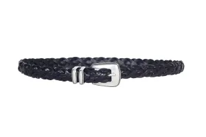 Rowley Braided Belt in Black