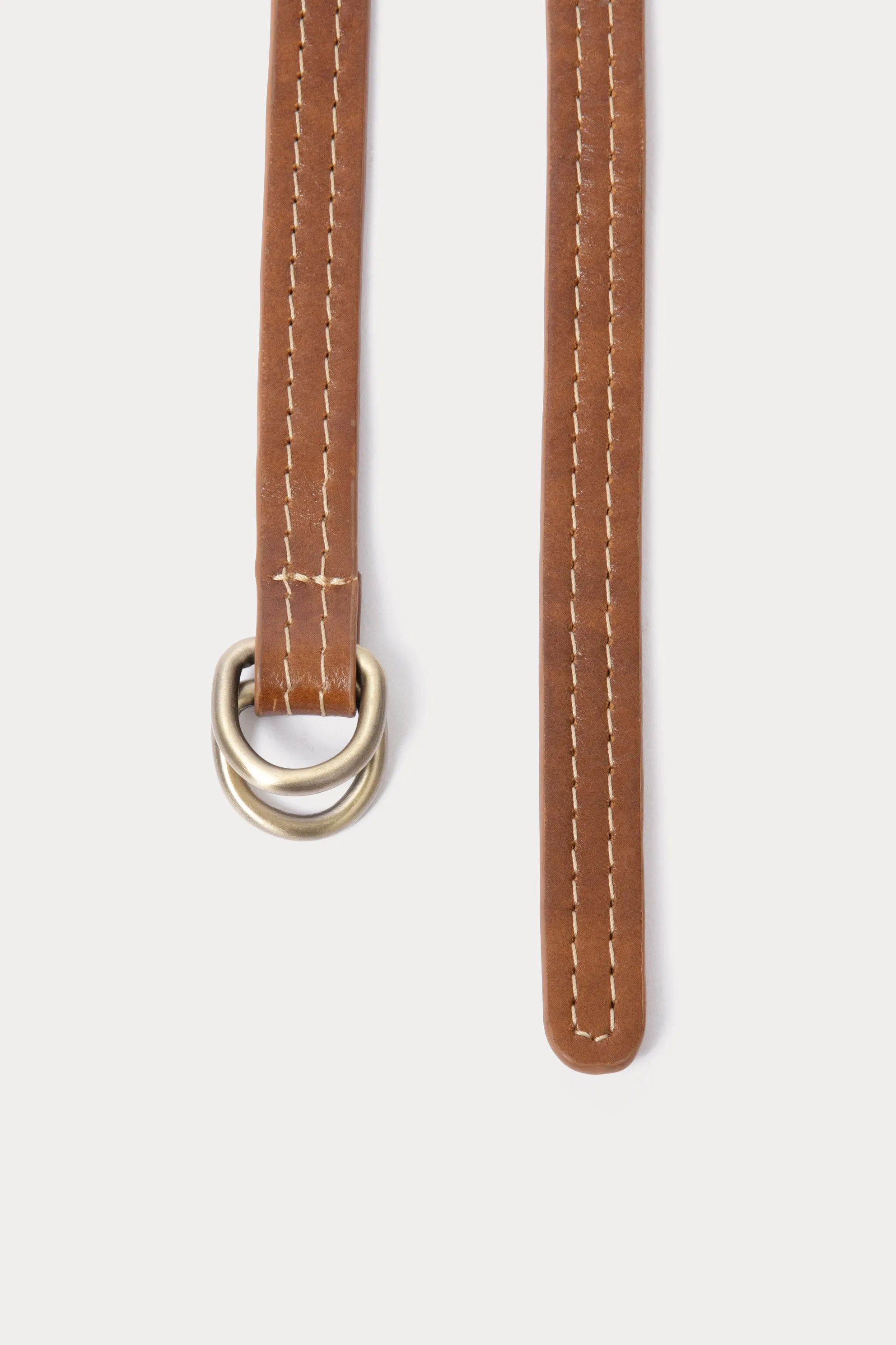 Stitched Skinny Belt