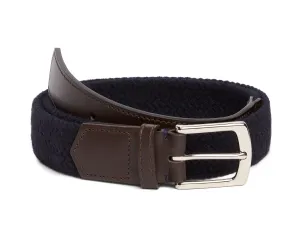 The Fischer Belt: Navy Wool