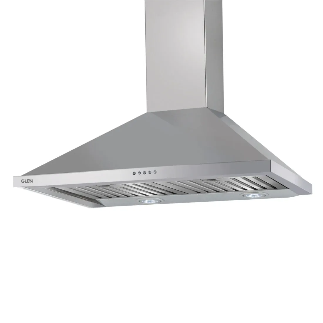 Wall Mounted Pyramid Kitchen Chimney 60cm 1250 m3/hr Suction Power - CH6064X6X1000BFLTW